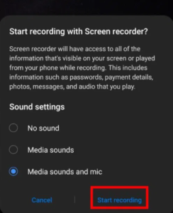 how to screen record galaxy s10