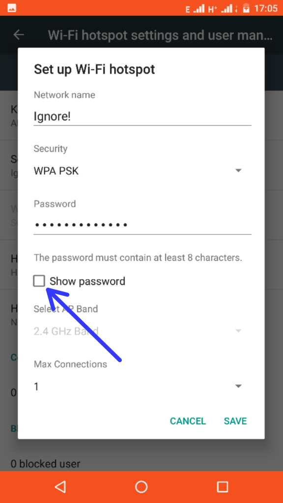 How to find my hotspot password on Samsung s10