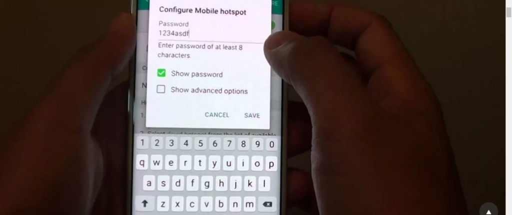 How to find my hotspot password on Samsung s10